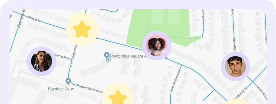 See where your friends’ plans are in real time